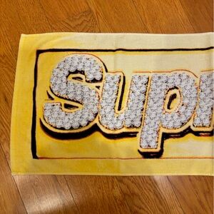 Supreme Bling Box Logo Towel Gold Season S/S '13 100% Authentic